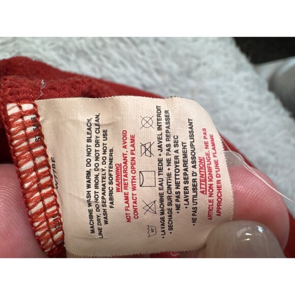 Vtg Patagonia Top Mens L Red/Brown Micro D-Luxe Long Sleeve Lightweight - Picture 5 of 12